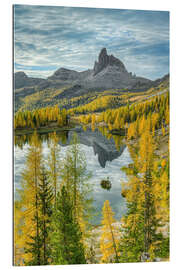 Gallery print Federa lake in den Dolomiten