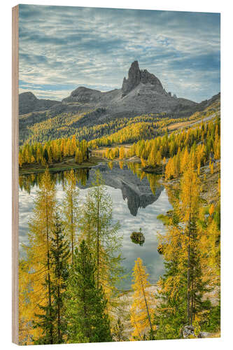 Trebilde Federa lake in den Dolomiten