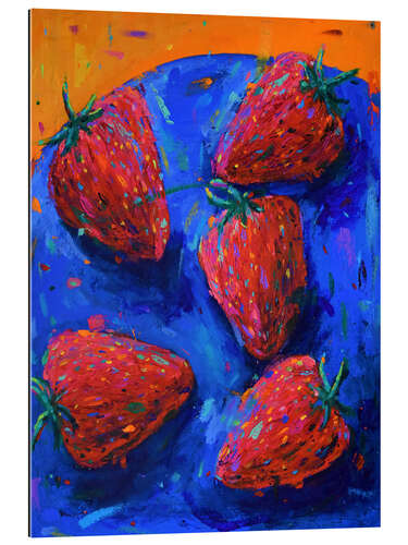 Tableau en plexi-alu Strawberries