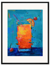 Gerahmter Kunstdruck Tequila Sunrise