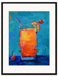 Framed art print Tequila Sunrise