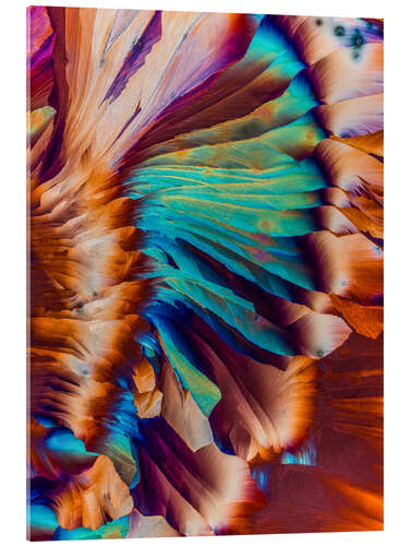 Quadro em acrílico Rainbow crystals