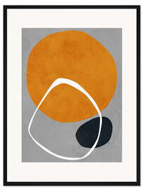 Gerahmter Kunstdruck Abstract Composition II