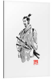 Aluminium print Disappointed samurai