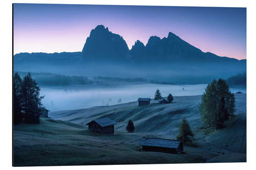 Alumiinitaulu Seiser Alm before sunrise