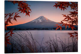 Gallery print Mt Fuji at dusk