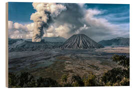 Holzbild Bromo-Nationalpark