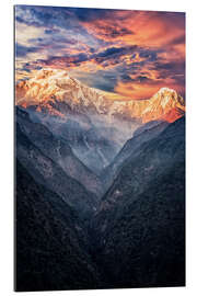 Gallery Print Sonnenuntergang im Himalaya