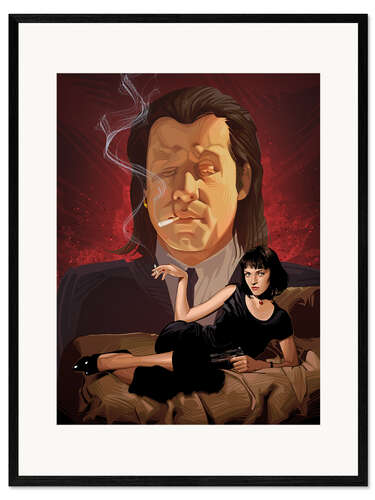 Framed art print Vince and Mia