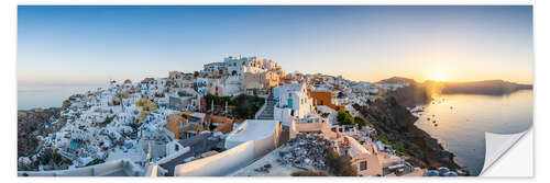 Wall sticker Oia sunrise on Santorini, Greece