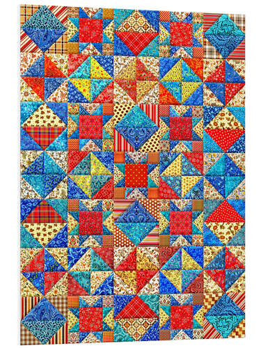 Foam board print Amish Quilt