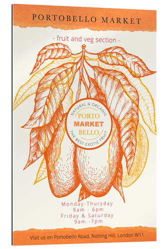 Gallery print Portobello Market London - Organic Mango