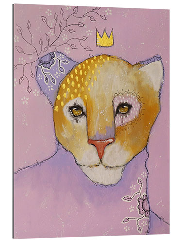 Quadro em plexi-alumínio The lioness at the gateway to heaven