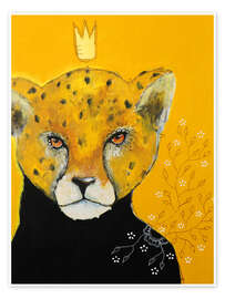 Wandbild  Gepard jagt das Sonnenlicht - Micki Wilde