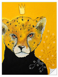 Wandsticker Gepard jagt das Sonnenlicht