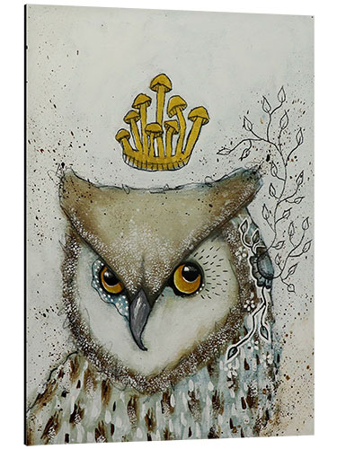 Cuadro de aluminio Owl in the whispering woods