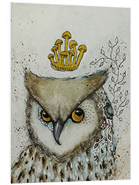 Foam board print Owl in the whispering woods