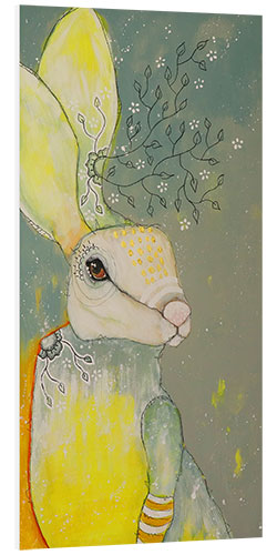 Foam board print Poetic rabbit