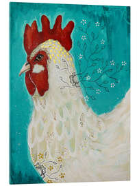 Cuadro de metacrilato Beautiful rooster