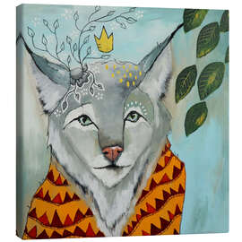 Canvas print Lynx from the land of dreams