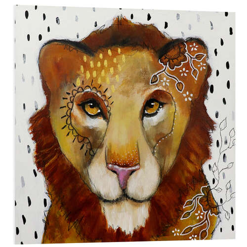 Foam board print Rusty the lion