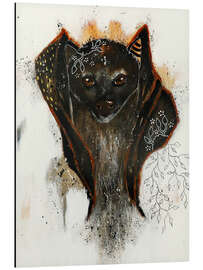 Magnettafel Fledermaus - eine mystische Begegnung