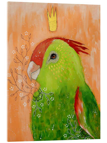 Akryylilasitaulu Colorful parrot daydream