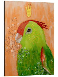 Magnettafel Bunte Papagei Träumerei