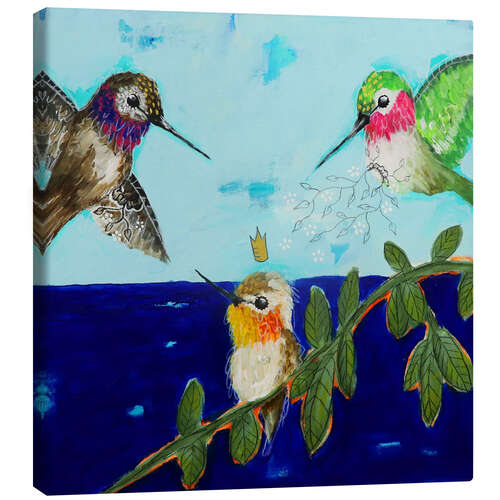Leinwandbild Kolibris - fliegende Edelsteine