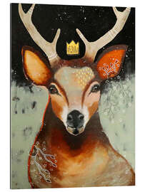 Gallery print Nature calls the deer