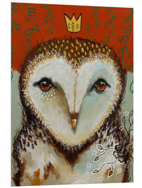 Foam board print Royal owl