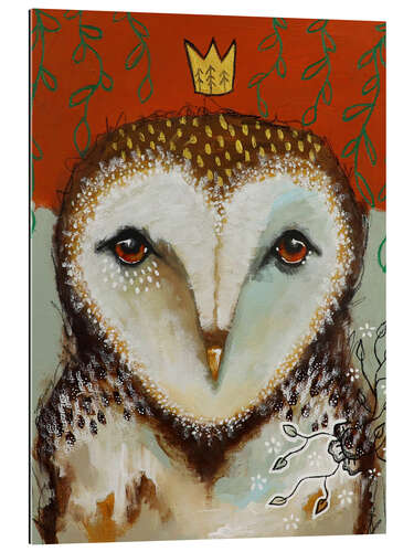 Quadro em plexi-alumínio Royal owl