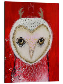 Gallery print Christmas owl