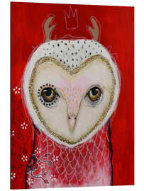 Magnettafel Weihnachtseule