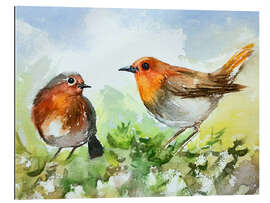 Galleritryck Two Robins