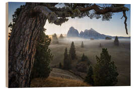 Wood print Majestic view - Martin Podt