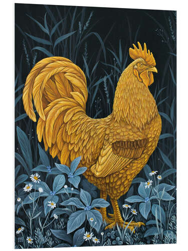 PVC-taulu Golden Rooster