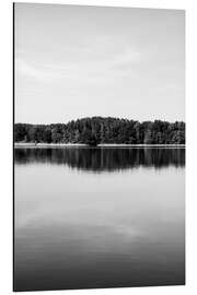 Aluminium print Calm view of the water