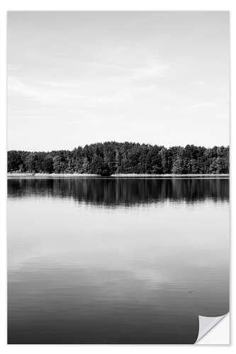 Naklejka na ścianę Calm view of the water