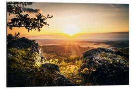 Cuadro de aluminio View of nature, of the sunset