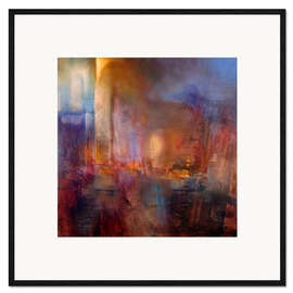 Framed art print Crossing - in the space of the imagination