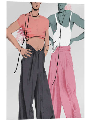 Tableau en verre acrylique Wide pants