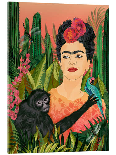 Acrylglasbild Meine Frida Kahlo