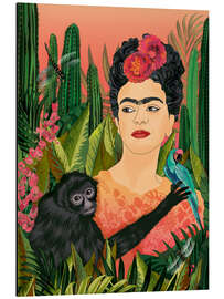 Tableau en aluminium Ma Frida Kahlo
