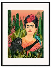 Impresión de arte enmarcada My Frida Kahlo
