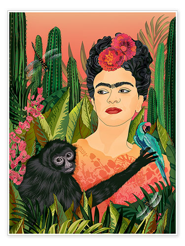 Póster My Frida Kahlo