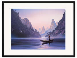 Gerahmter Kunstdruck Sommermorgen