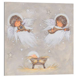 Gallery print Baby Jesus with angels