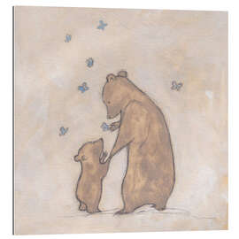 Gallery print Mummy bear with bear child