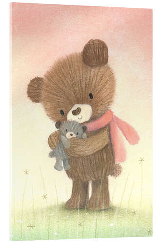 Akrylbillede Bear friends